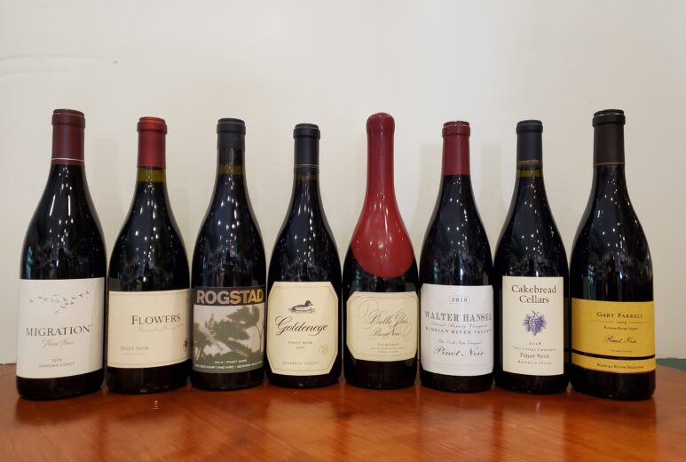 04.22.22 CA Pinot flight